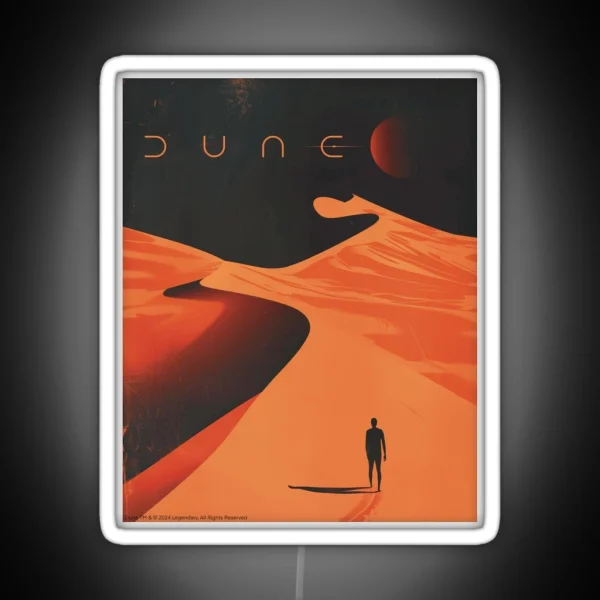 Dune Arrakis Dessert Sandscape RGB Neon Sign