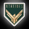 Dune House Atreides Badge Inverted Dark Image RGB Neon Sign - Image 4