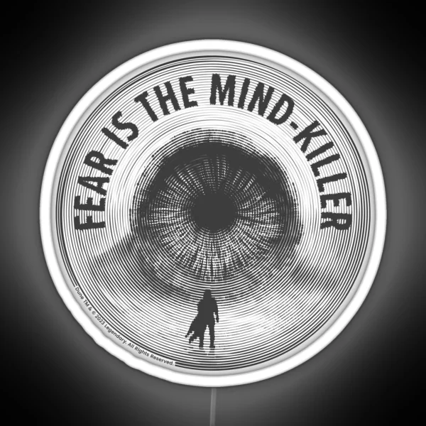 Dune The Sandworm Fear Is The Mind Killer RGB Neon Sign
