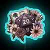 Dungeon Master D20 Amethyst Version Tabletop Gaming Dice RGB Neon Sign - Image 3