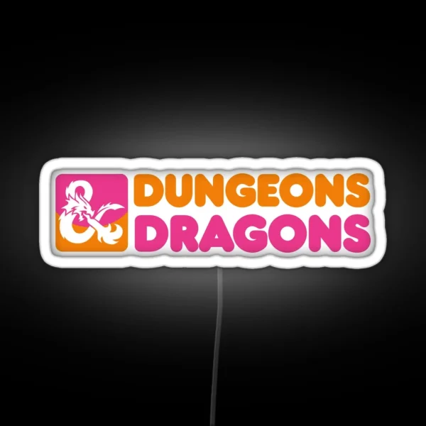Dungeons And Donuts RGB Neon Sign