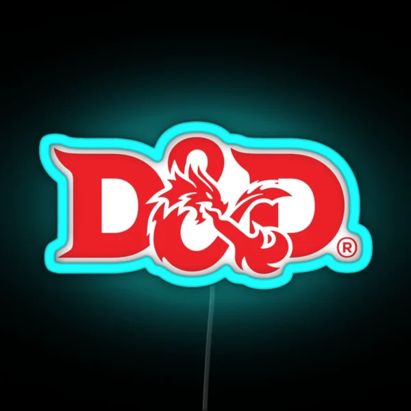 Dungeons And Dragon RGB Neon Sign