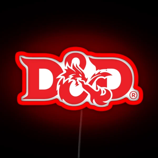 Dungeons And Dragon RGB Neon Sign