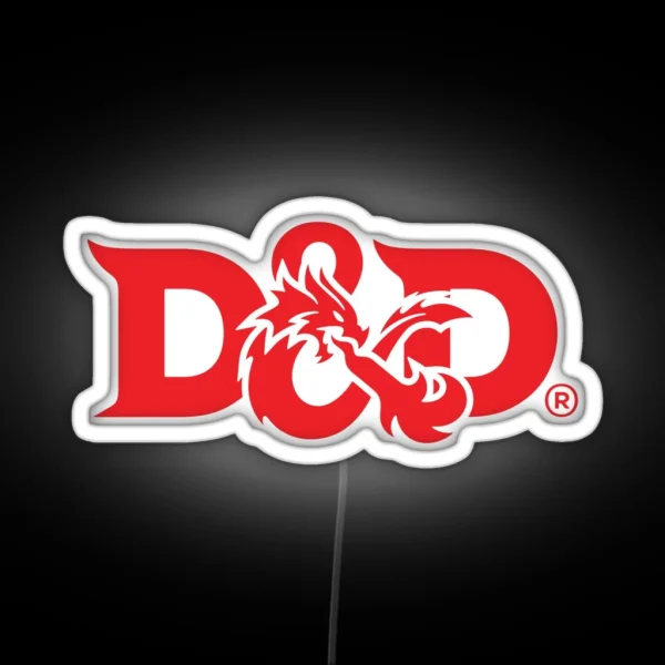 Dungeons And Dragon RGB Neon Sign