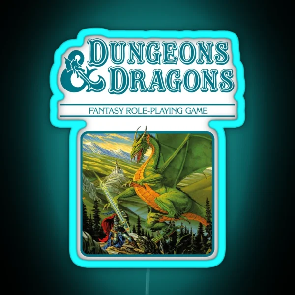 Dungeons And Dragons Companion Rules RGB Neon Sign