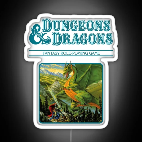 Dungeons And Dragons Companion Rules RGB Neon Sign