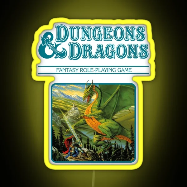 Dungeons And Dragons Companion Rules RGB Neon Sign