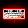 Dungeons Dragons Diners Drive Ins And Dives RGB Neon Sign - Image 2