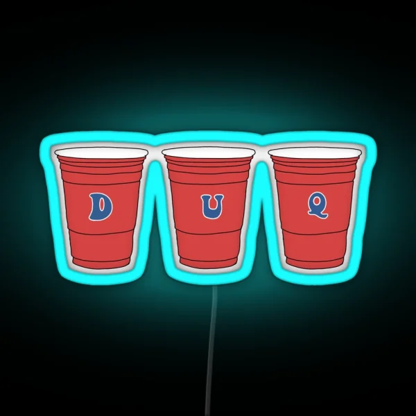 Duq N Rally RGB Neon Sign