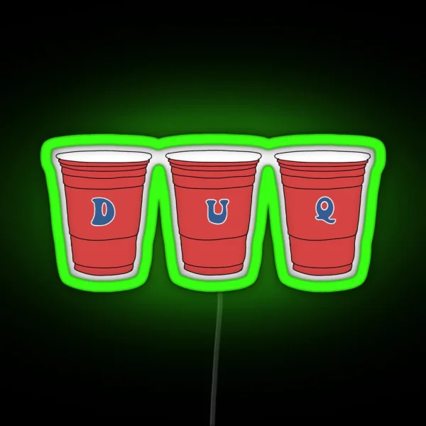 Duq N Rally RGB Neon Sign