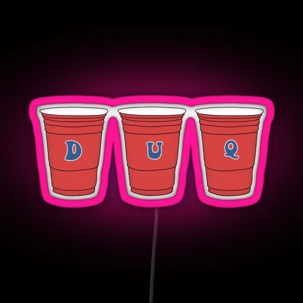 Duq N Rally RGB Neon Sign