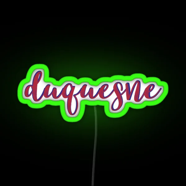 Duquesne University RGB Neon Sign