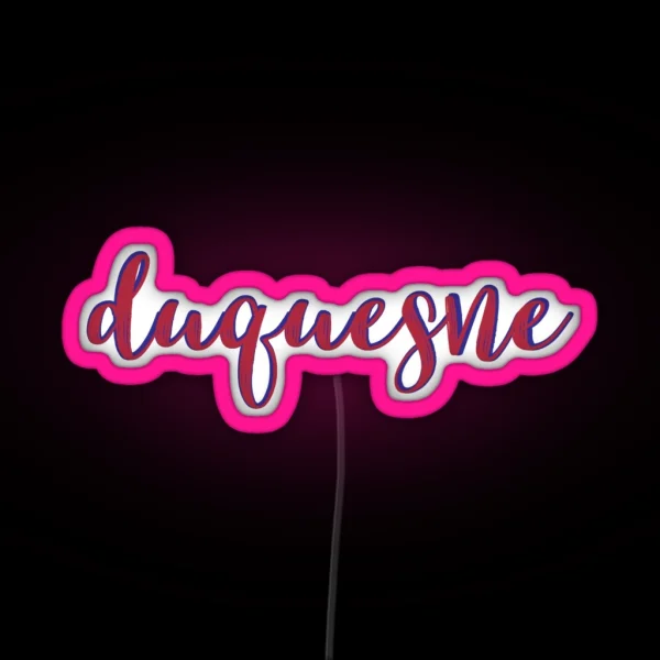 Duquesne University RGB Neon Sign
