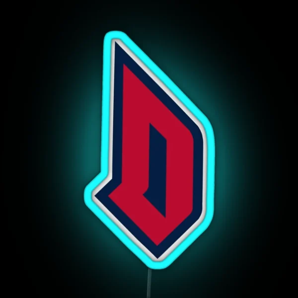 Duquesne University Sports Logo RGB Neon Sign
