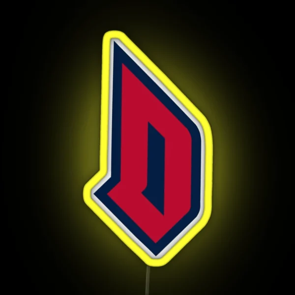 Duquesne University Sports Logo RGB Neon Sign
