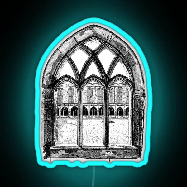 Durham Cathedral Cloisters RGB Neon Sign