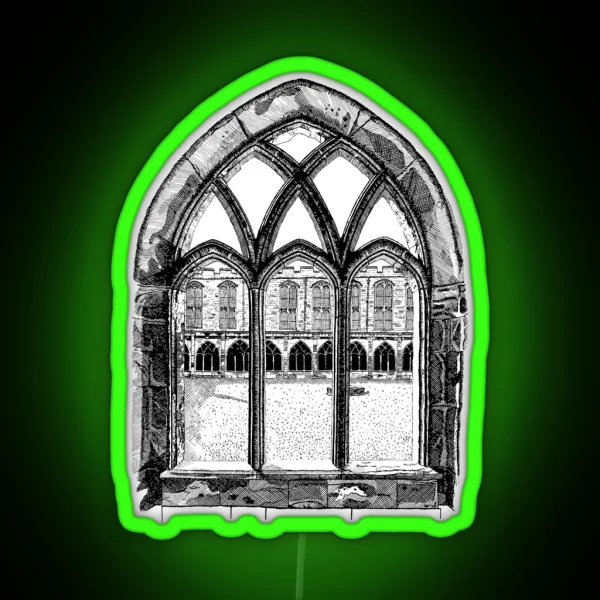 Durham Cathedral Cloisters RGB Neon Sign