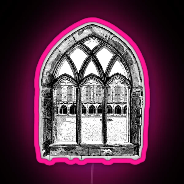 Durham Cathedral Cloisters RGB Neon Sign