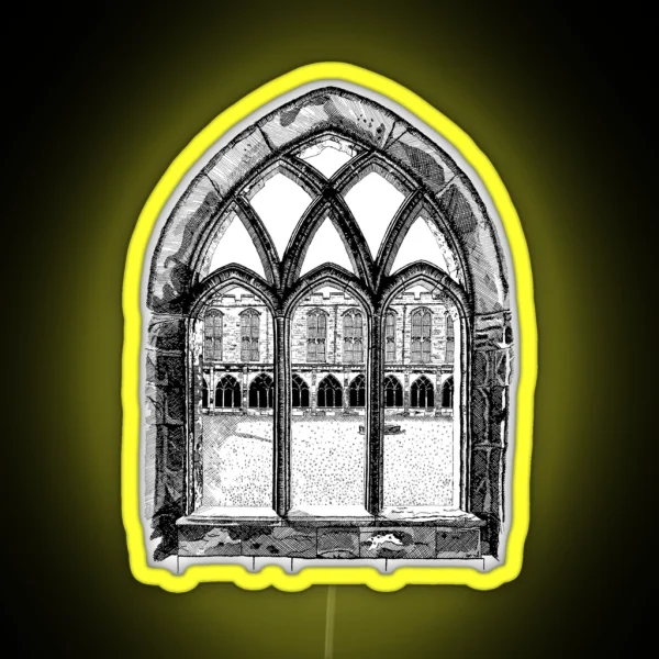 Durham Cathedral Cloisters RGB Neon Sign
