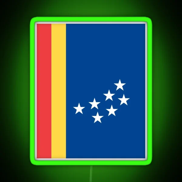 Durham City Flag RGB Neon Sign