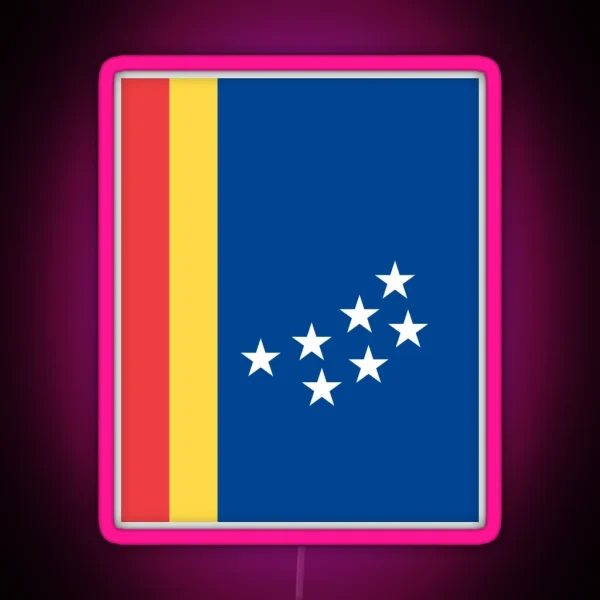 Durham City Flag RGB Neon Sign