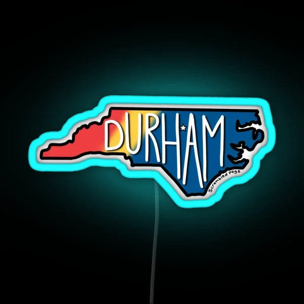 Durham NC RGB Neon Sign