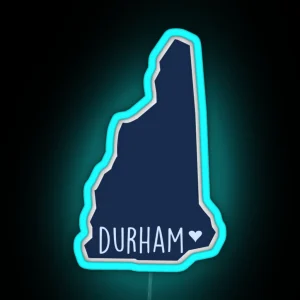 Durham New Hampshire RGB Neon Sign