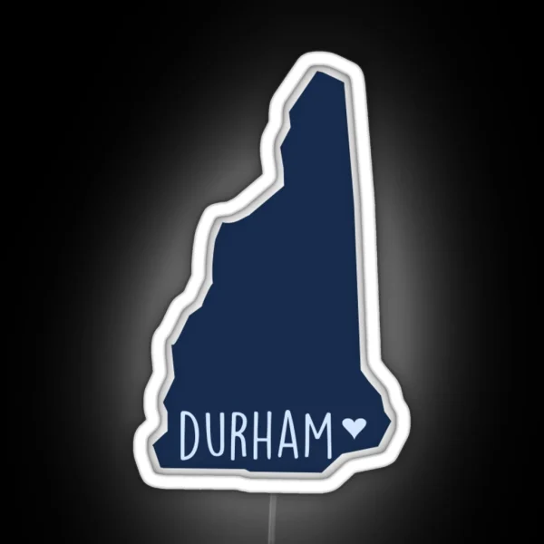 Durham New Hampshire RGB Neon Sign