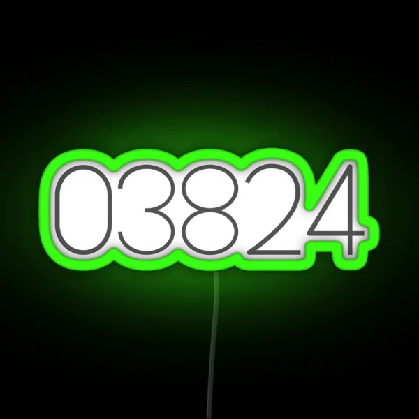 Durham NH Zipcode RGB Neon Sign