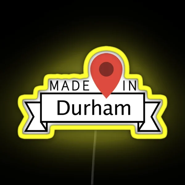 Durham RGB Neon Sign