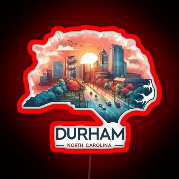 Durham RGB Neon Sign
