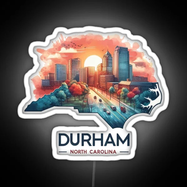 Durham RGB Neon Sign