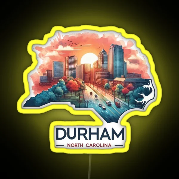 Durham RGB Neon Sign