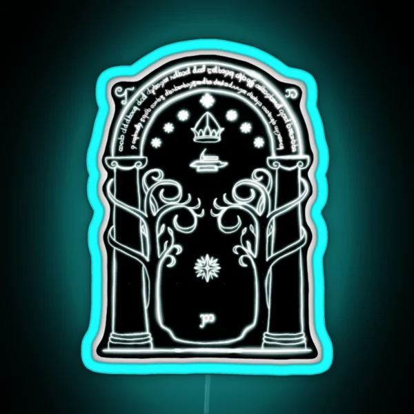 Durin S Gate To Moria Glow RGB Neon Sign