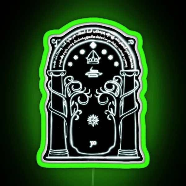 Durin S Gate To Moria Glow RGB Neon Sign