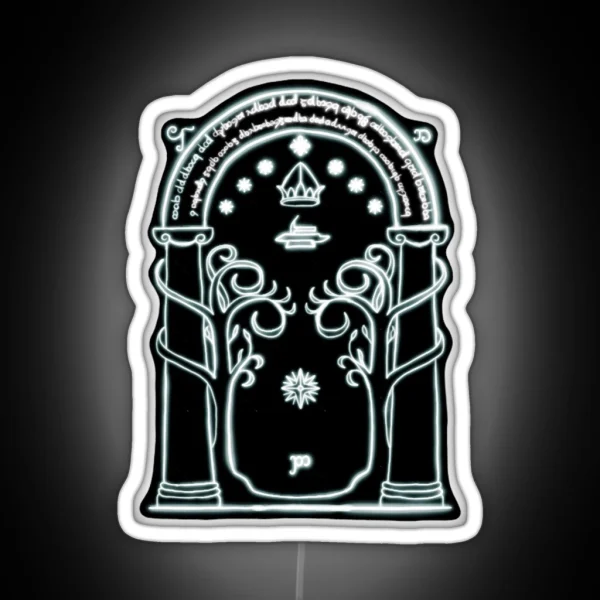 Durin S Gate To Moria Glow RGB Neon Sign