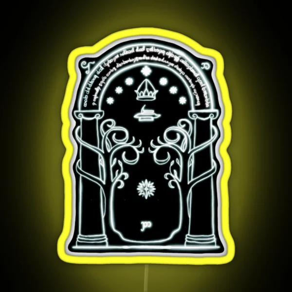 Durin S Gate To Moria Glow RGB Neon Sign