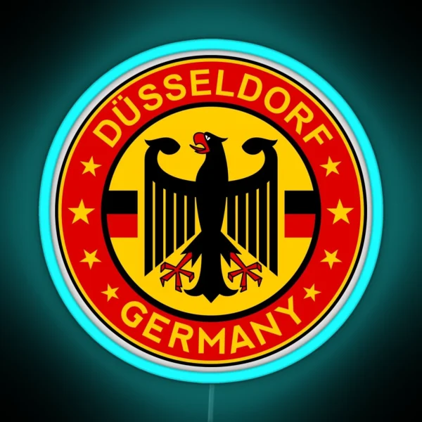Dusseldorf Germany RGB Neon Sign