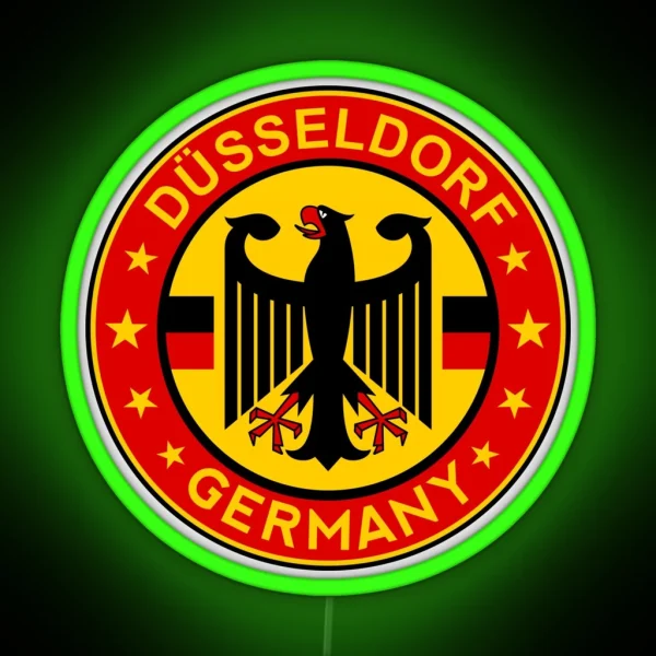 Dusseldorf Germany RGB Neon Sign
