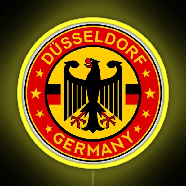 Dusseldorf Germany RGB Neon Sign