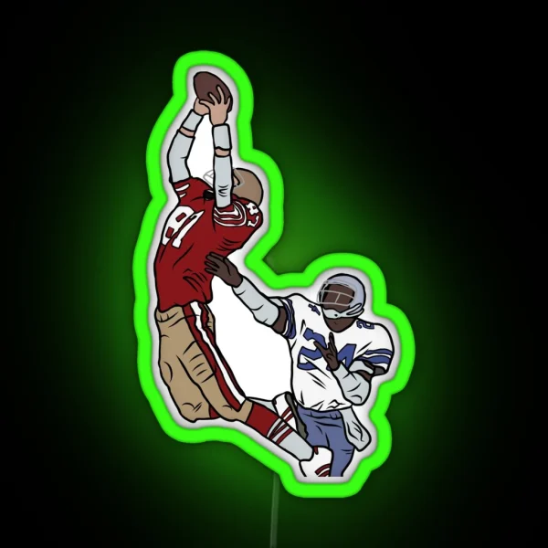 Dwight Clark The Catch RGB Neon Sign