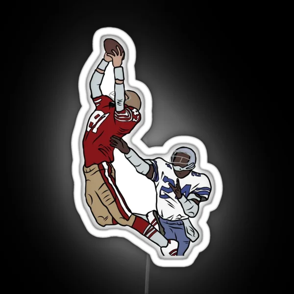 Dwight Clark The Catch RGB Neon Sign