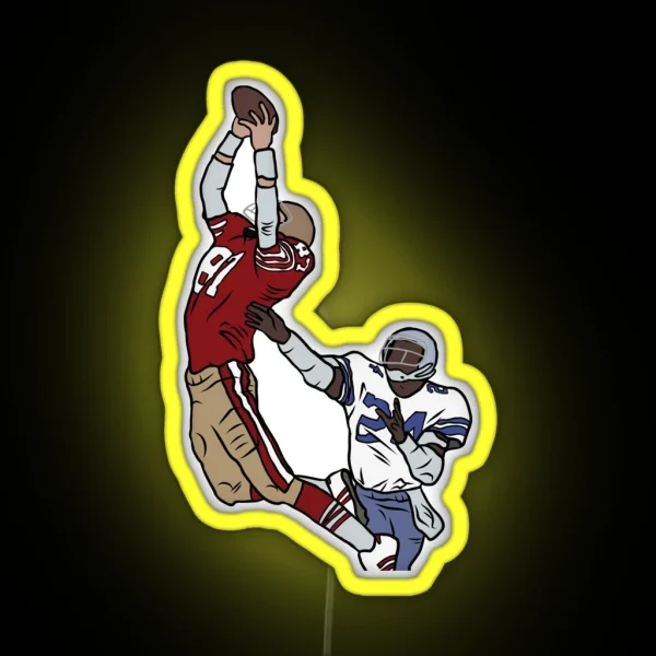 Dwight Clark The Catch RGB Neon Sign