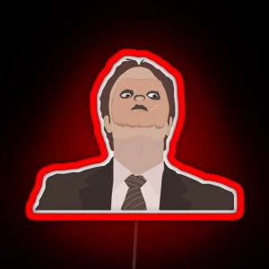 Dwight Schrute Clarice RGB Neon Sign