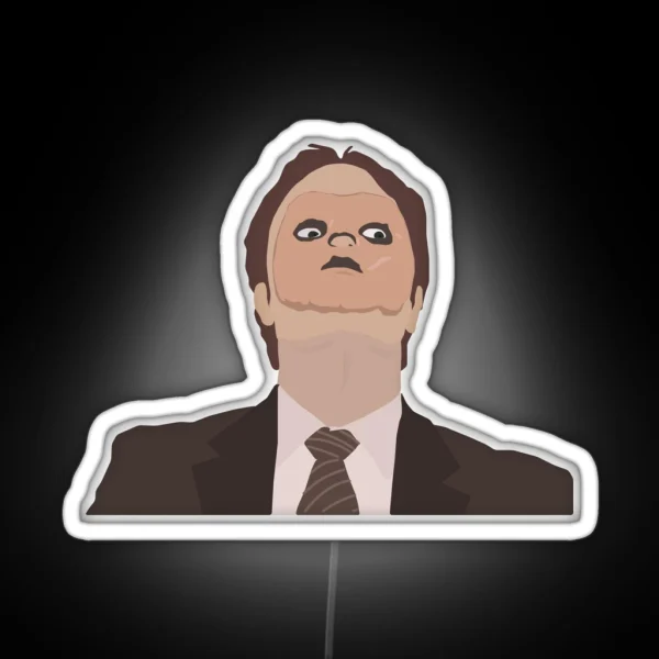 Dwight Schrute Clarice RGB Neon Sign