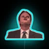 Dwight Schrute CPR Mask Funny RGB Neon Sign - Image 3