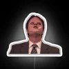 Dwight Schrute CPR Mask Funny RGB Neon Sign - Image 5
