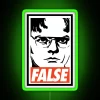 Dwight Schrute FALSE RGB Neon Sign - Image 4
