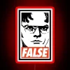 Dwight Schrute FALSE RGB Neon Sign - Image 2