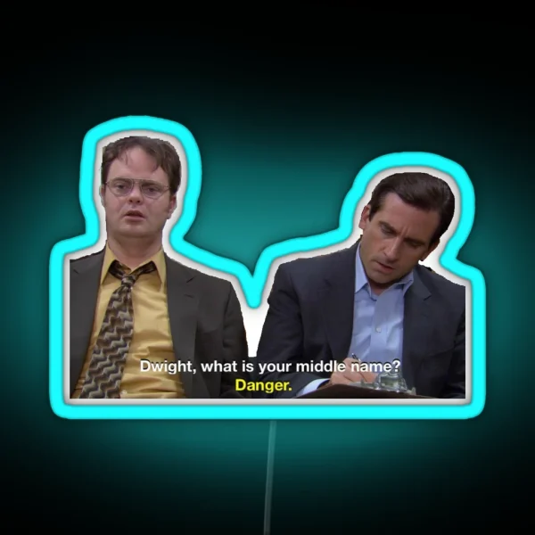 Dwight Schrute RGB Neon Sign